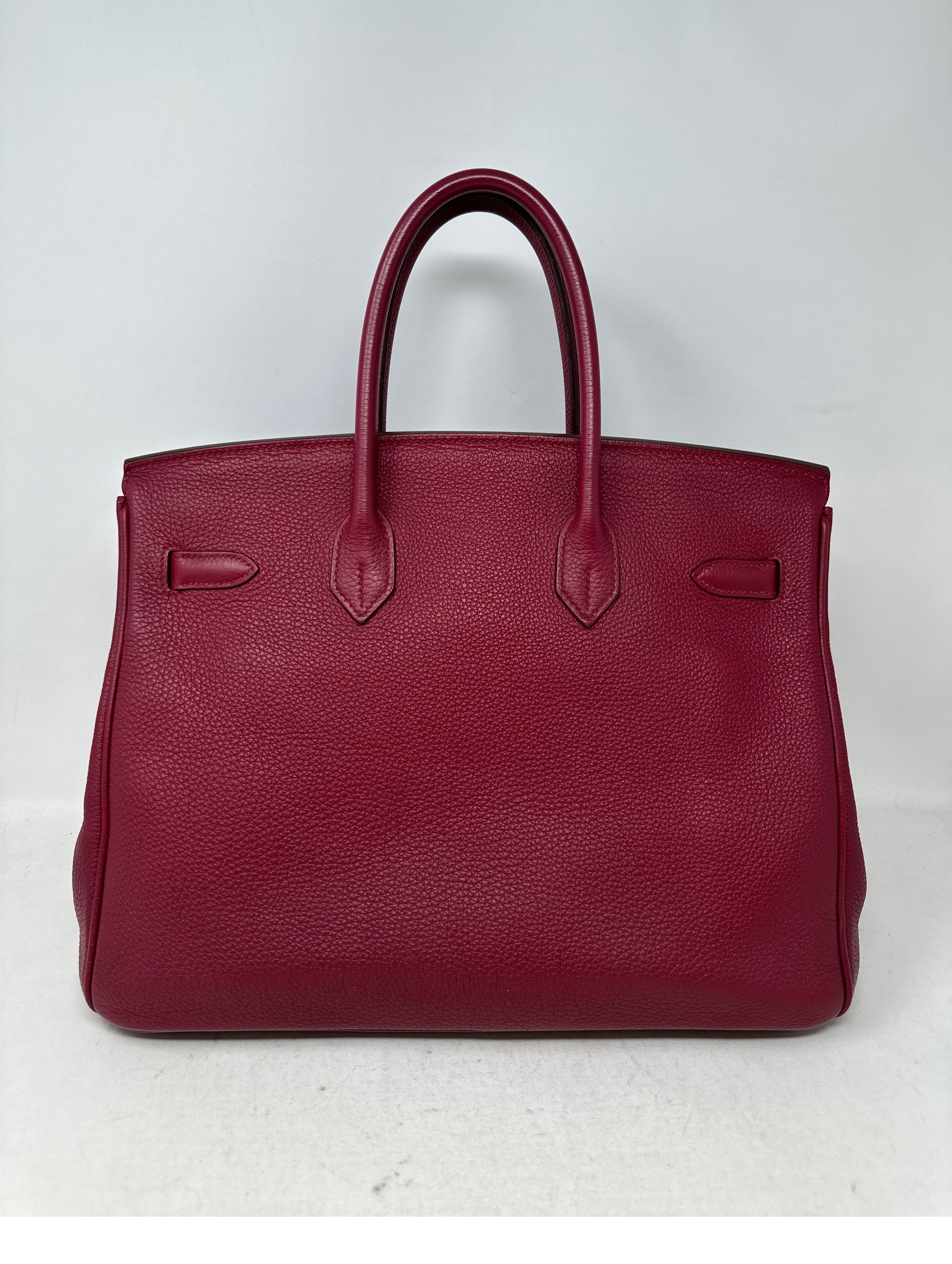 Hermes Rubis Birkin 35 Bag For Sale at 1stDibs