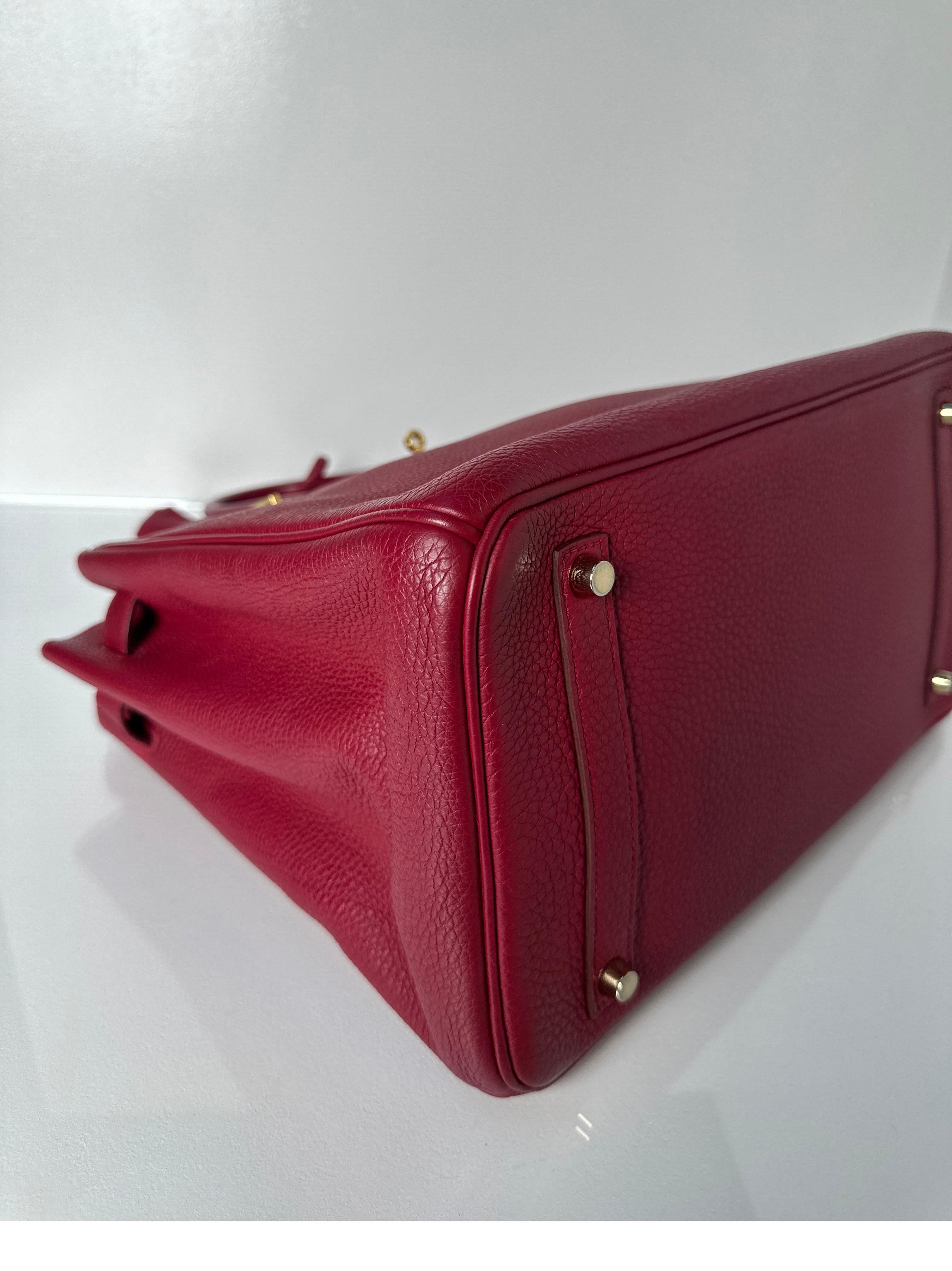 Hermes Rubis Birkin 35 Bag 4