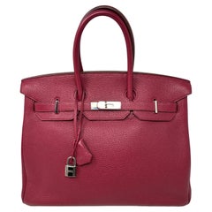 Hermes Rubis Birkin 35 Bag
