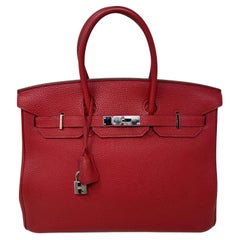 Hermes Rubis Birkin 35 Bag