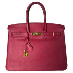Hermes Rubis Birkin 35 Bag