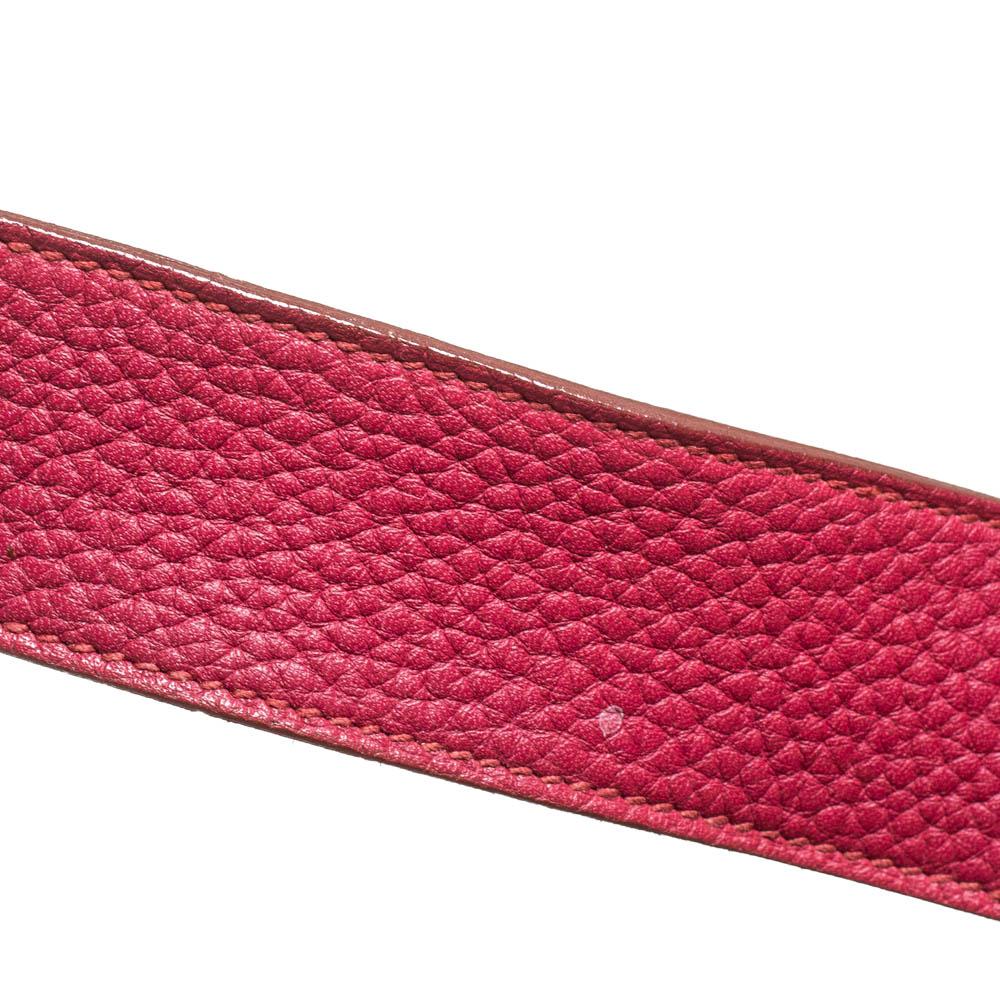 Women's Hermes Rubis Clemence Leather Palladium Hardware Lindy 34 Bag
