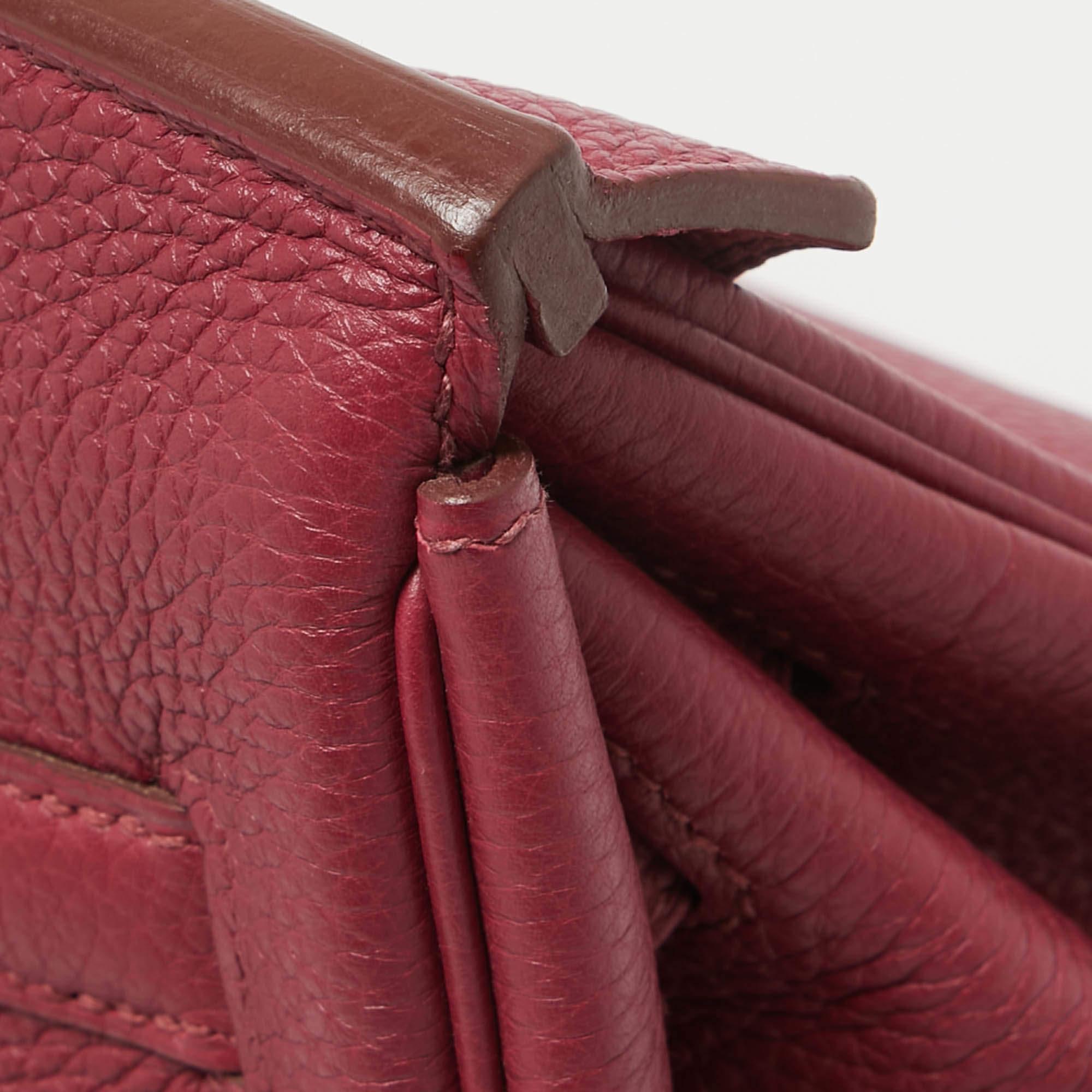 Hermes Rubis Togo Leather Gold Finish Birkin 35 Bag 1