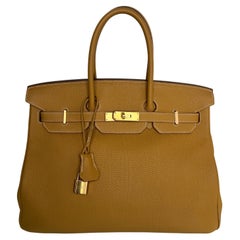 Hermes Sable Birkin 35 Bag
