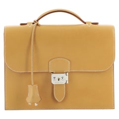 Hermes Sac a Depeches Bag Vache Natural 27