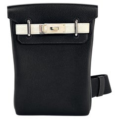 Hermes SAC A DOS HAC A DOS PM Veau Togo Lederrucksack Palladium Hardware