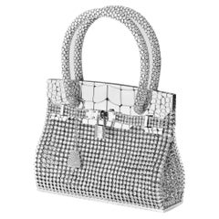Hermès Sac Bijou Birkin – 18k White Gold 110.78 carat Diamond