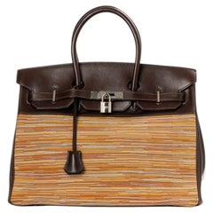Hermès Sac Birkin 35 Vibrato/Swift Moka