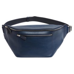 Hermès Sac Ceinture 2017-2020 Cityslide GM Blue Swift Leather Bag on Belt Hermes