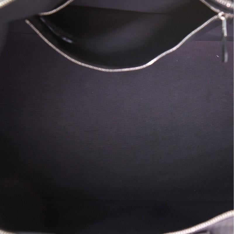 Black Hermes Sac De Golf Bag Toile and Leather 47