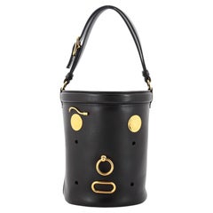 Hermes Vintage Drawstring Bucket Bag Hand Painted – Ladybag International