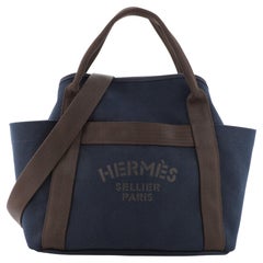 Hermes Sac De Pansage Groom Handbag Canvas