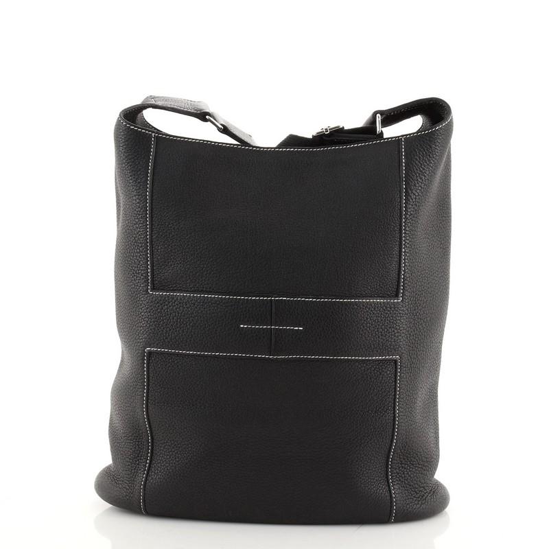 Black Hermes Sac Good News Bag Leather GM