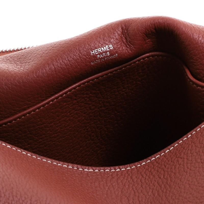 Brown Hermes Sac Good News Bag Leather PM 