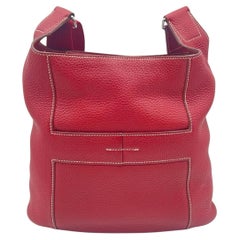 Hermes Sac Good News PM Shoulder Bag Rouge Casaque Leather 2008