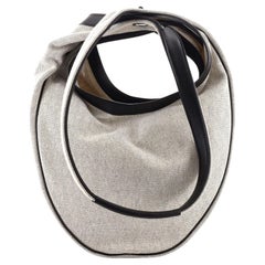 Hermes Sac Luco Sac en toile et cuir