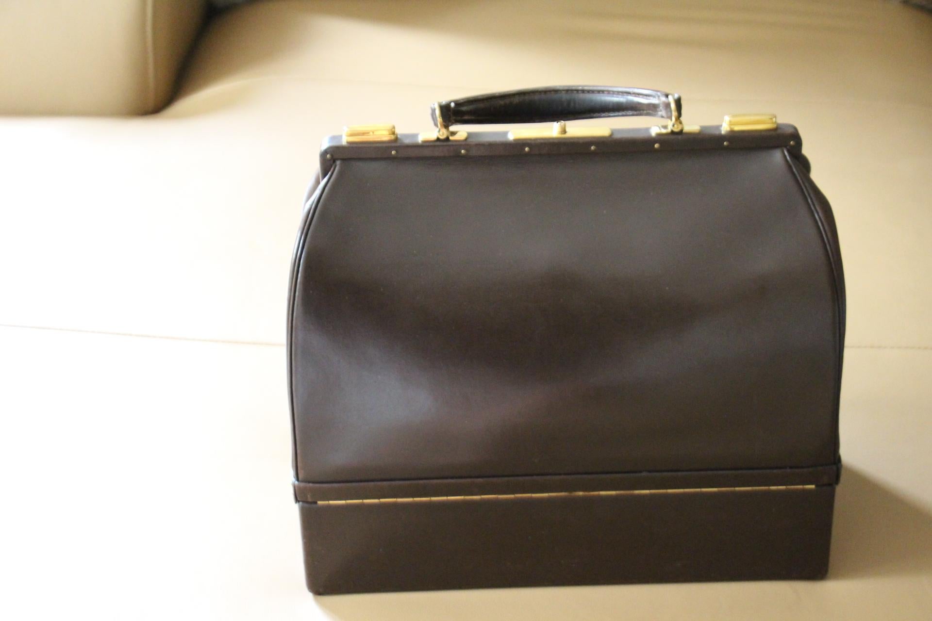 Hermes Sac Mallett , Hermes Doctor Bag, Hermes Bag, Hermes Handbag Bon état à Saint-ouen, FR