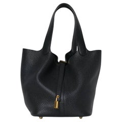 Hermès Tasche Picotin Lock 22 Togo Noir