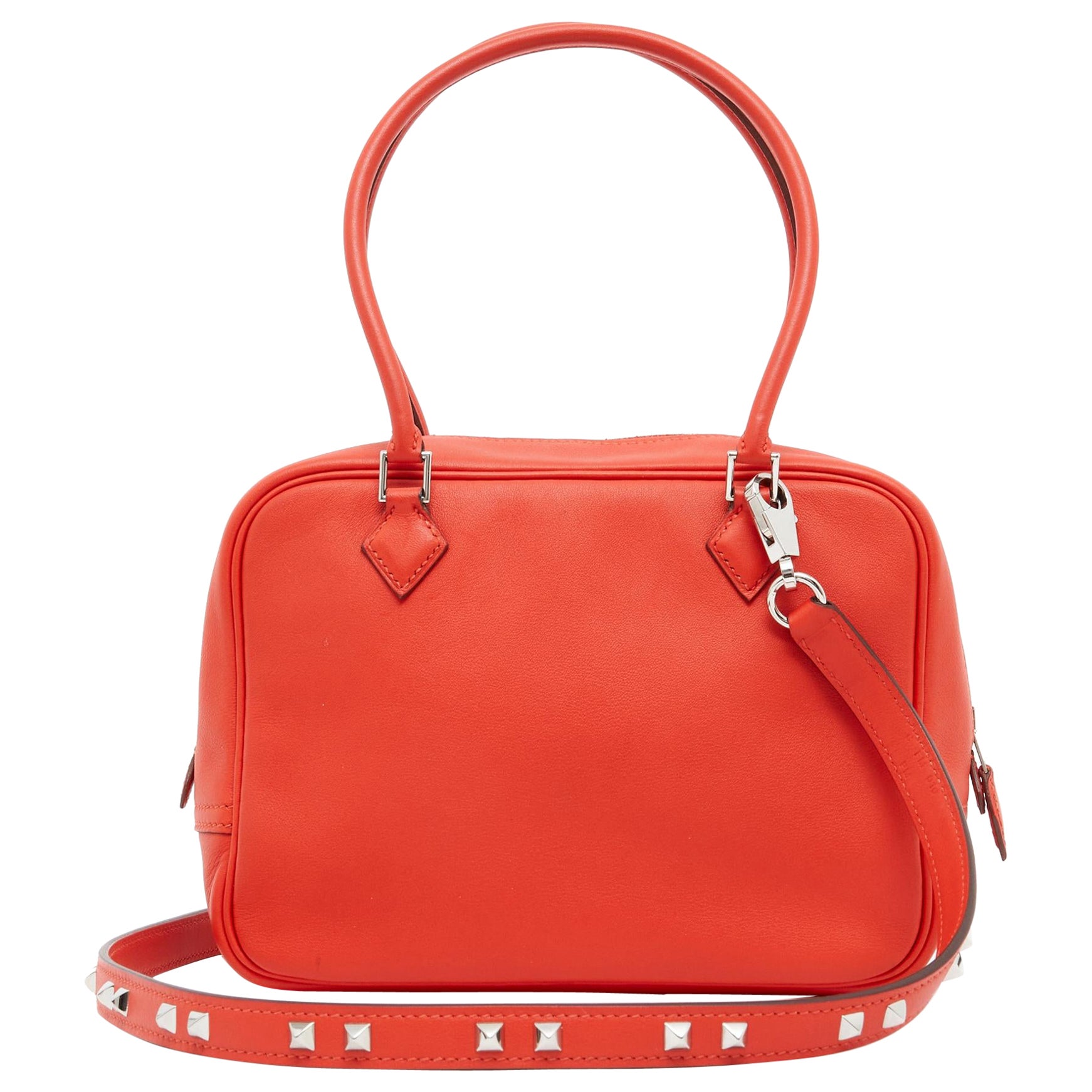 Hermès Sac Plume TPM Bandouliere Capucine XS Plume with strap Hermes Pristine For Sale
