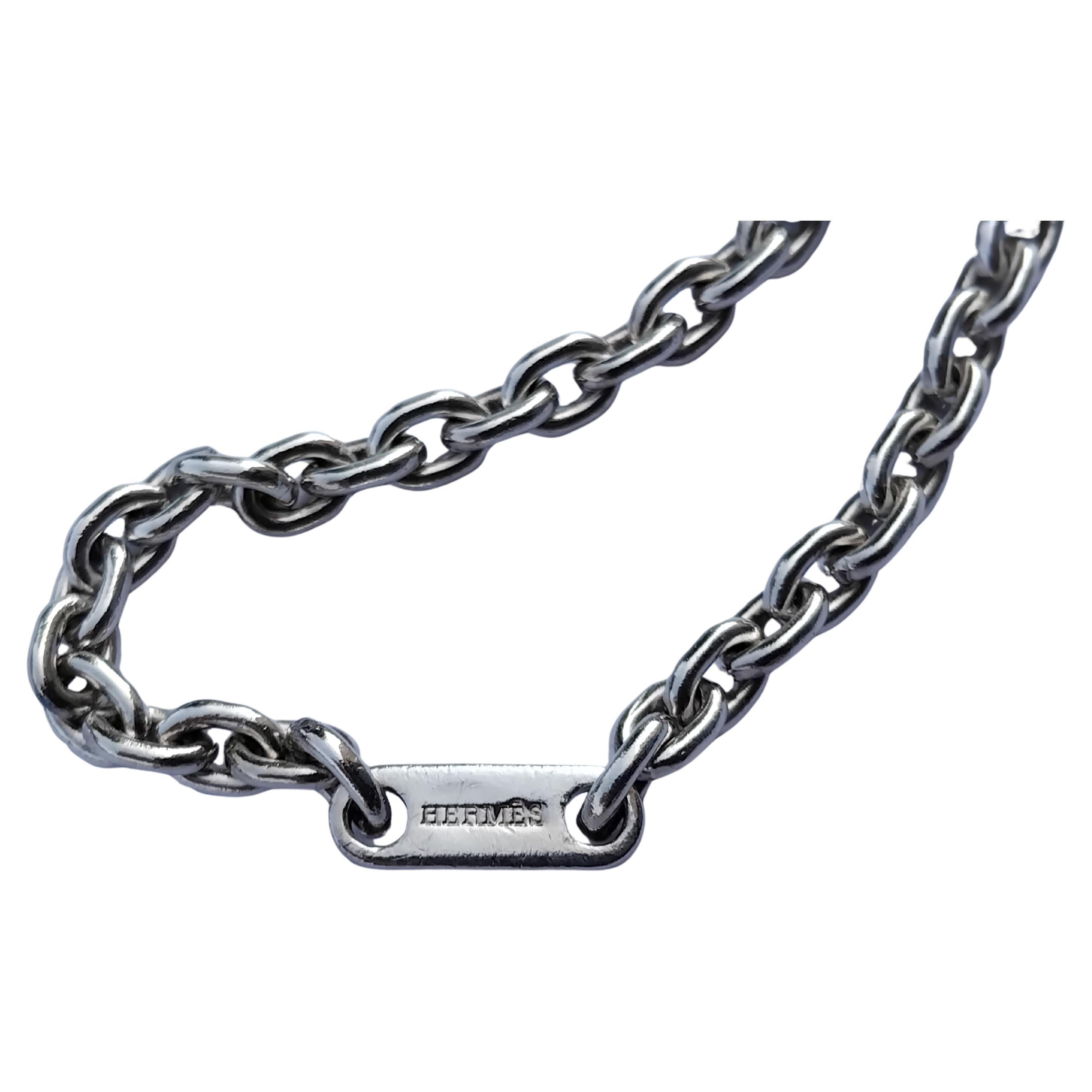 Hermès Saddle Silver Keychain Horse Equestrian Texas For Sale 1