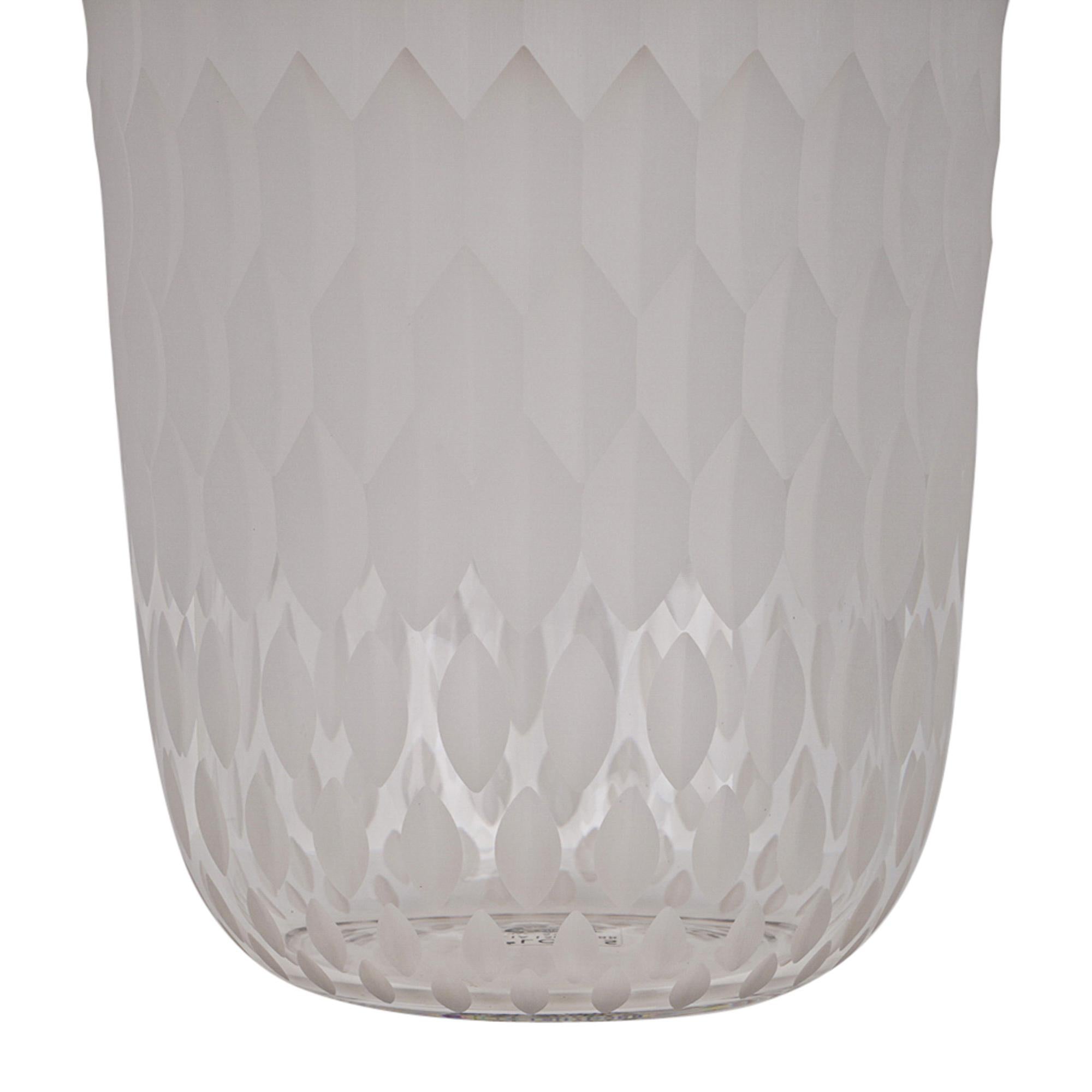 Lampe de bureau Saint Louis Folia en cristal et bois de frêne, édition limitée Hermès Neuf - En vente à Miami, FL