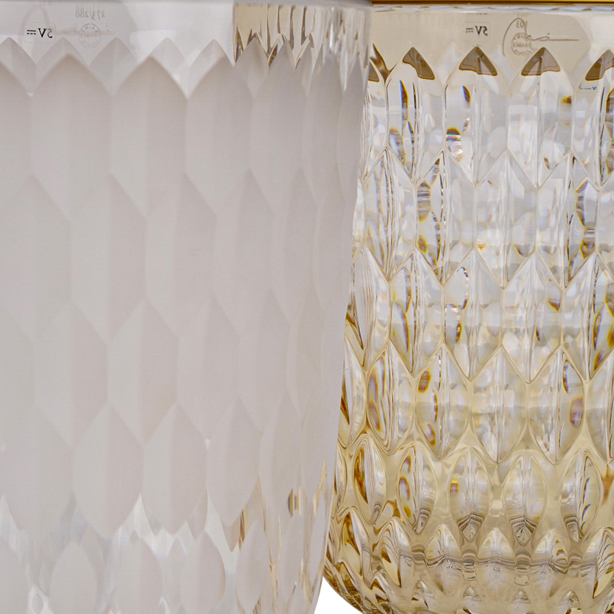 Lampe de bureau Saint Louis Folia en cristal et bois de frêne, édition limitée Hermès en vente 1