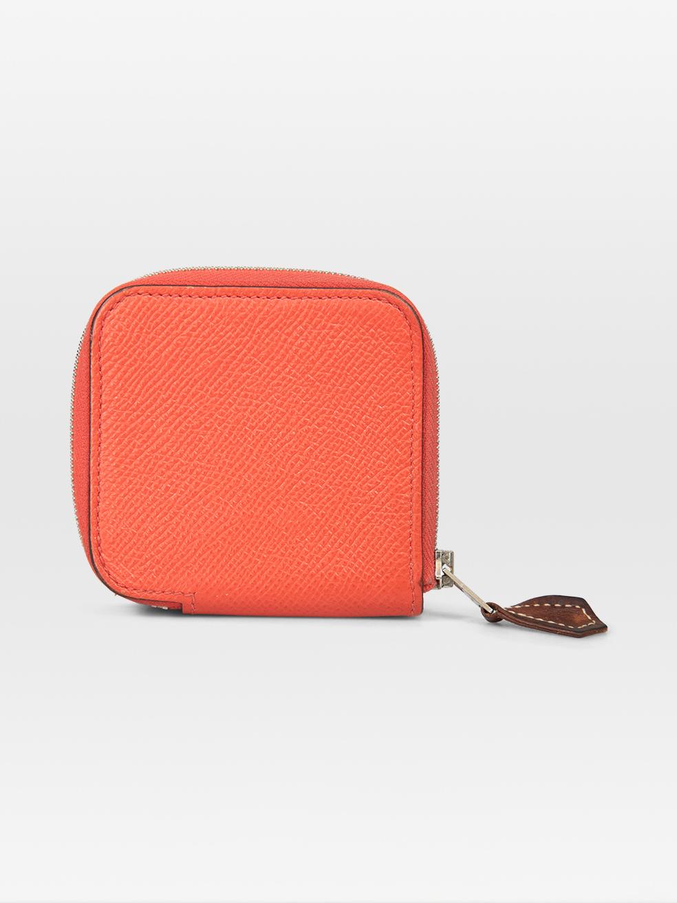 Hermès Salmon Pink Coin Pouch In Good Condition For Sale In London, GB