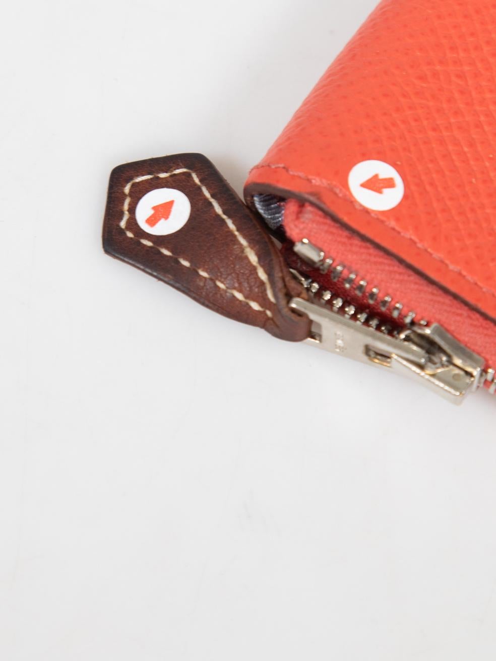 Hermès Salmon Pink Coin Pouch For Sale 3