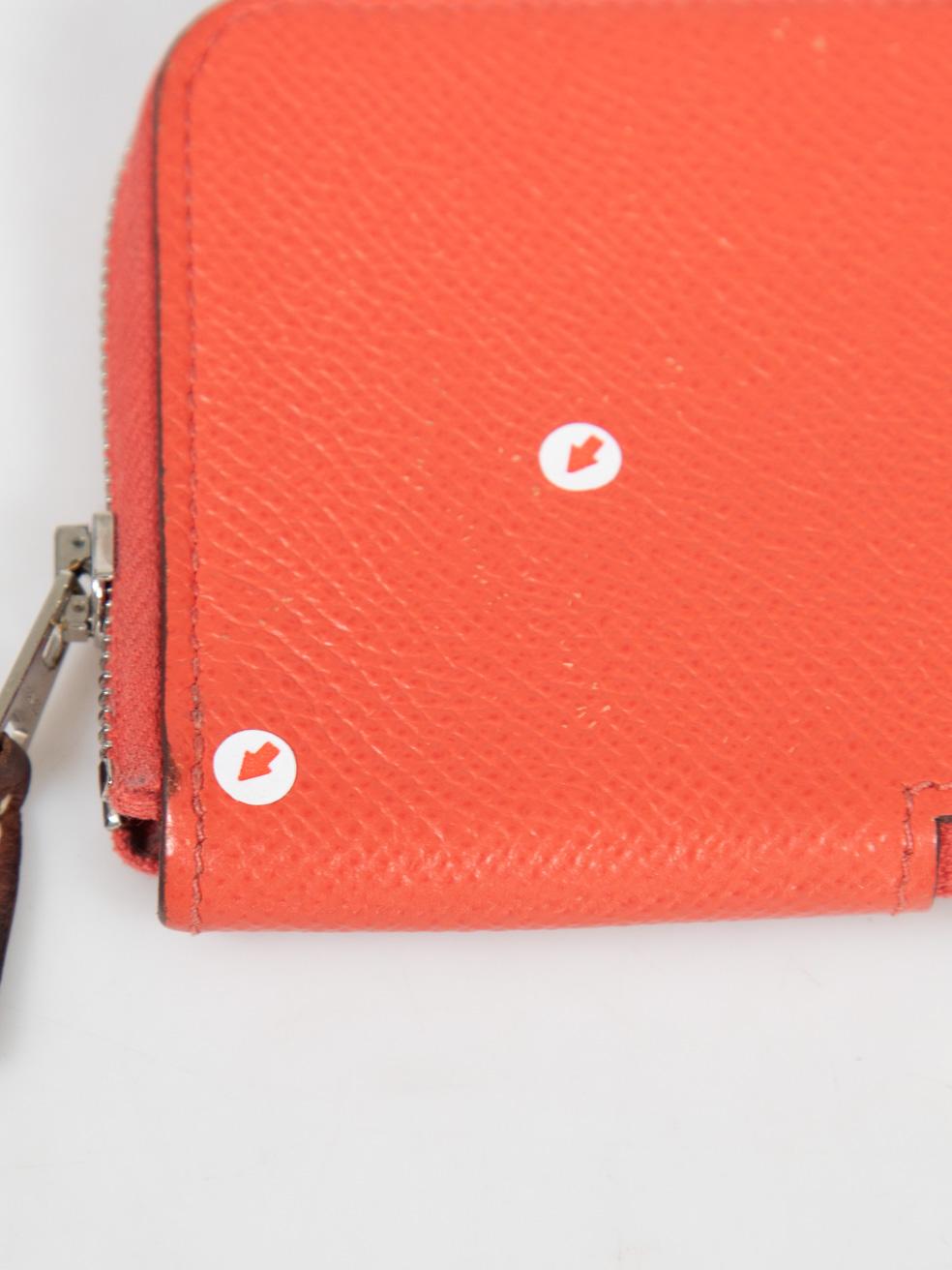 Hermès Salmon Pink Coin Pouch For Sale 4