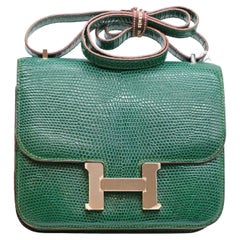 Hermès Salvator Lizard Mini Constance 18 Bag - '90s