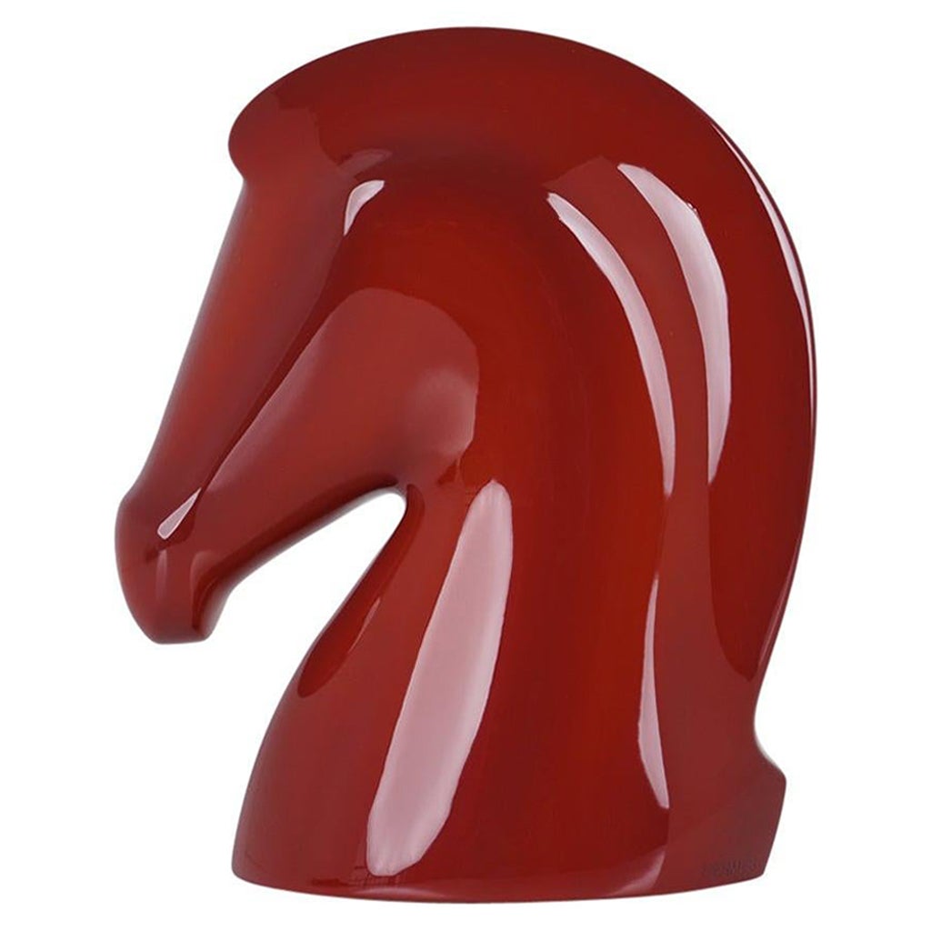 Hermes Samarcande Fermacarte in Terracotta Laccato Wood in vendita