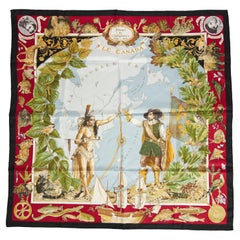 Sciarpa Hermès Samuel de Champlain di Kermit Oliver