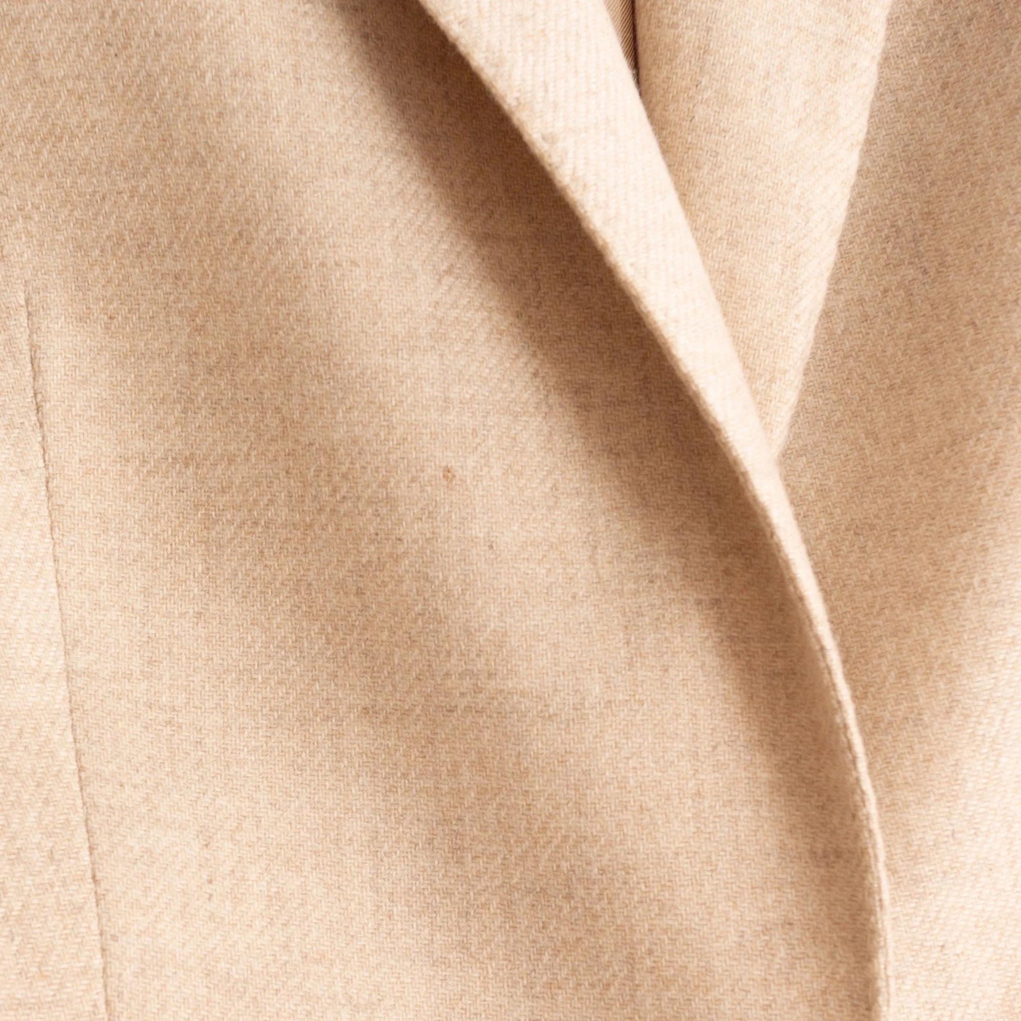 Hermès Sand Cashmere Single-Breasted Blazer For Sale 4