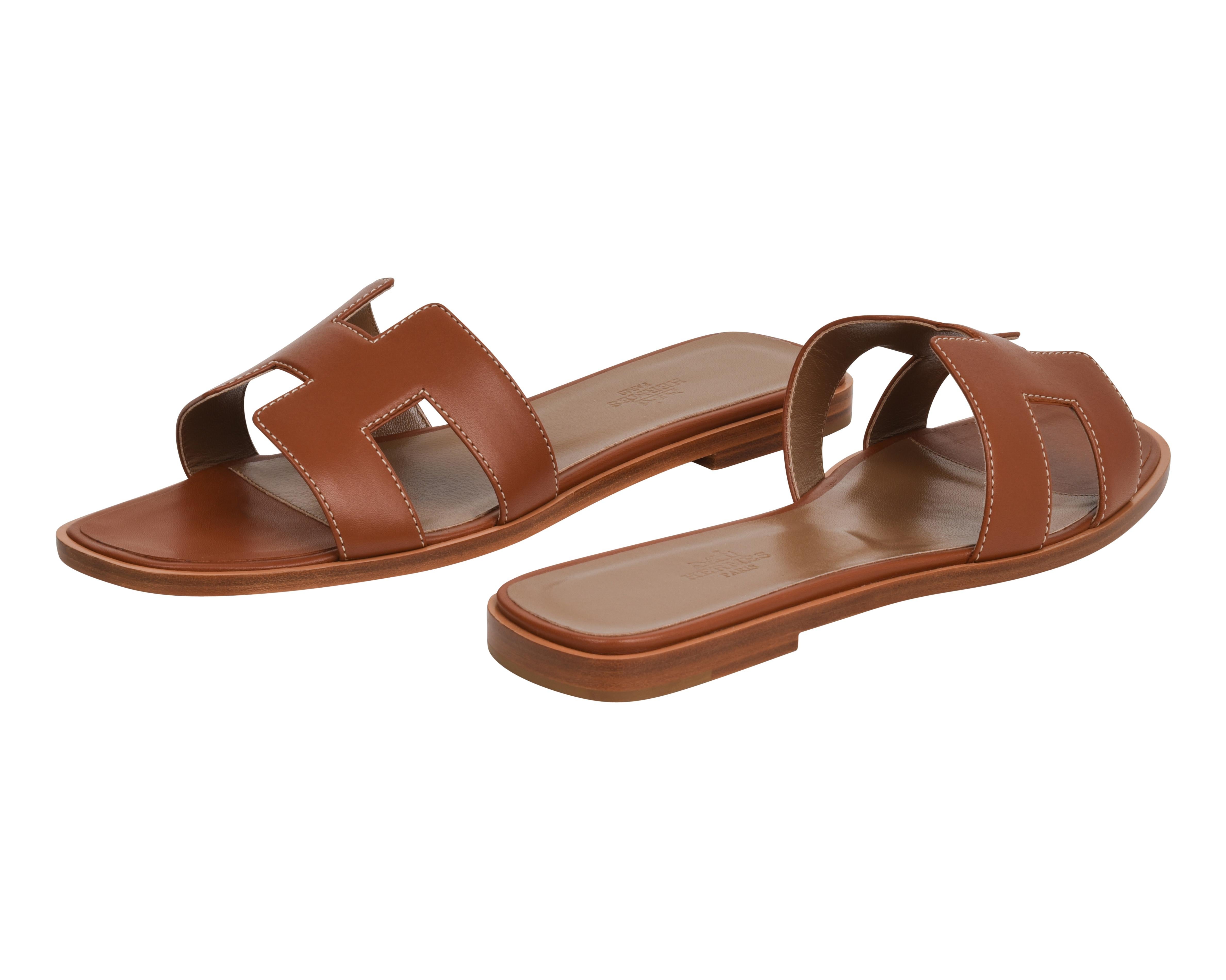 sandal flat hermes