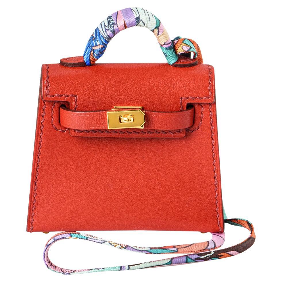 Hermès Sanguine Mini Kelly Twilly Tasche Charme