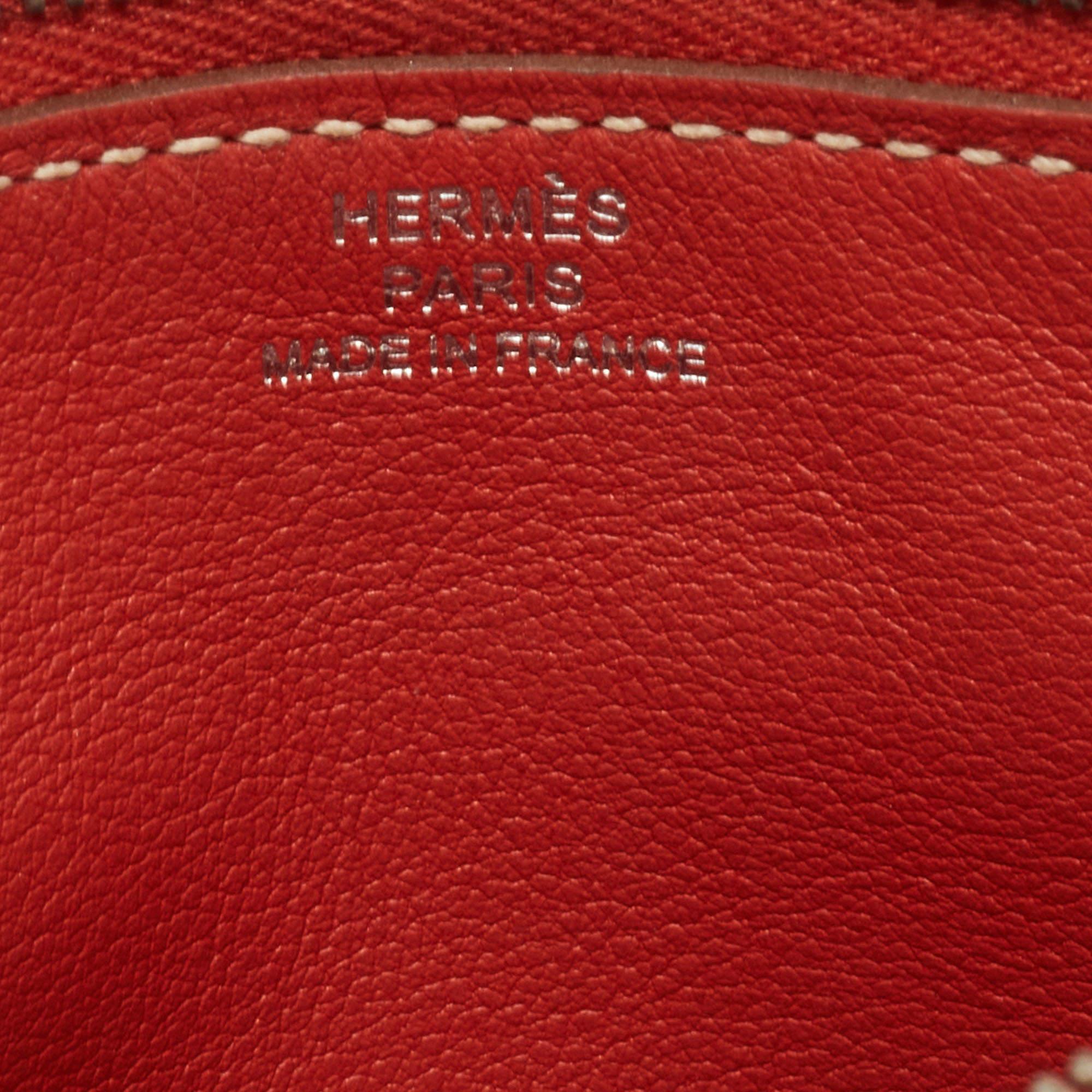 Sanguine Swift Leder-Dogon Duo Brieftasche von Hermès 6