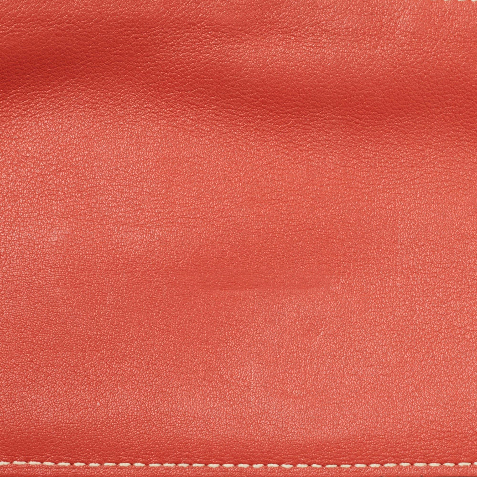 Sanguine Swift Leder-Dogon Duo Brieftasche von Hermès 8