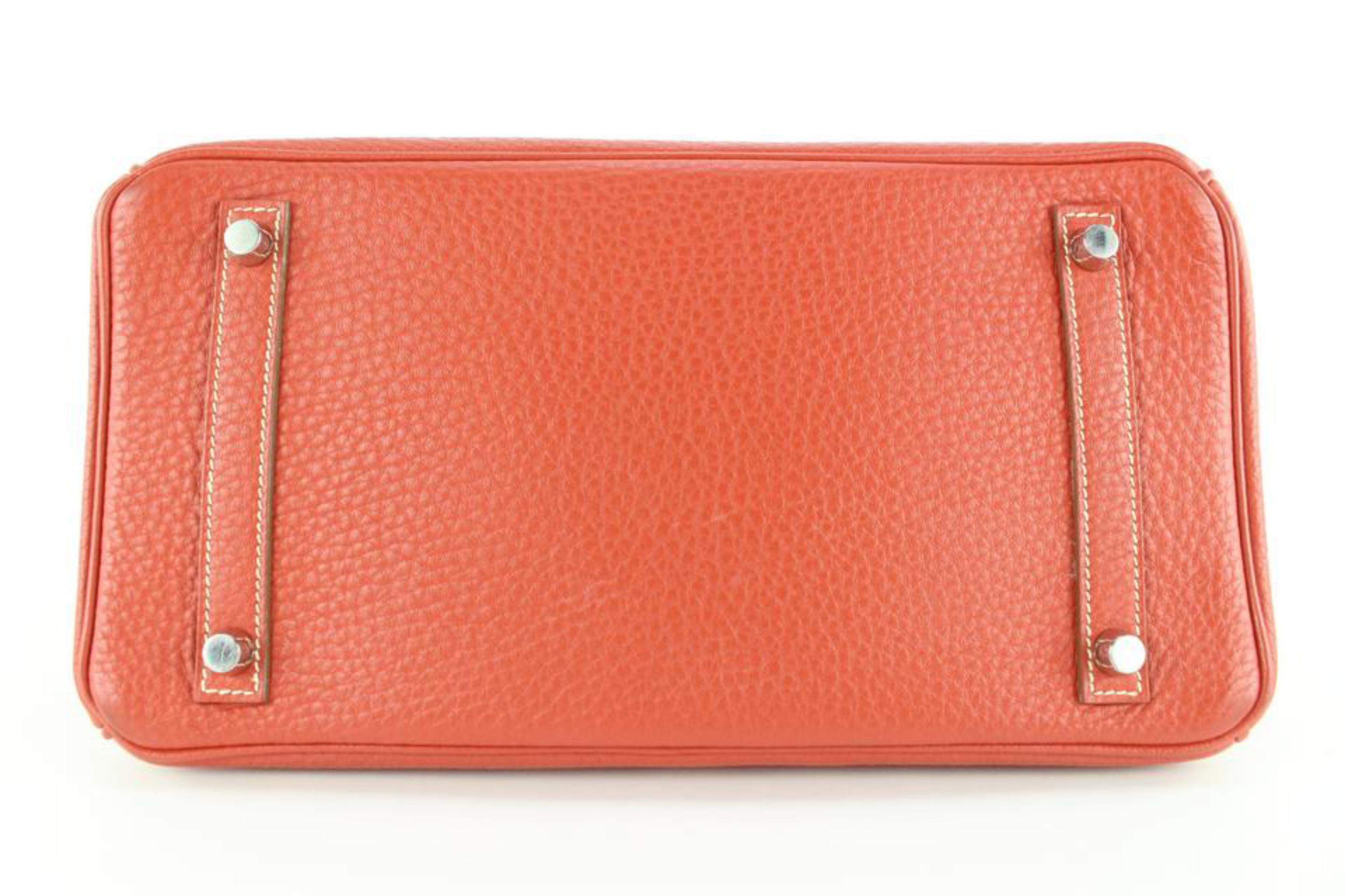 Hermès Sanguine Togo Leather Birkin 30 2H1028 4