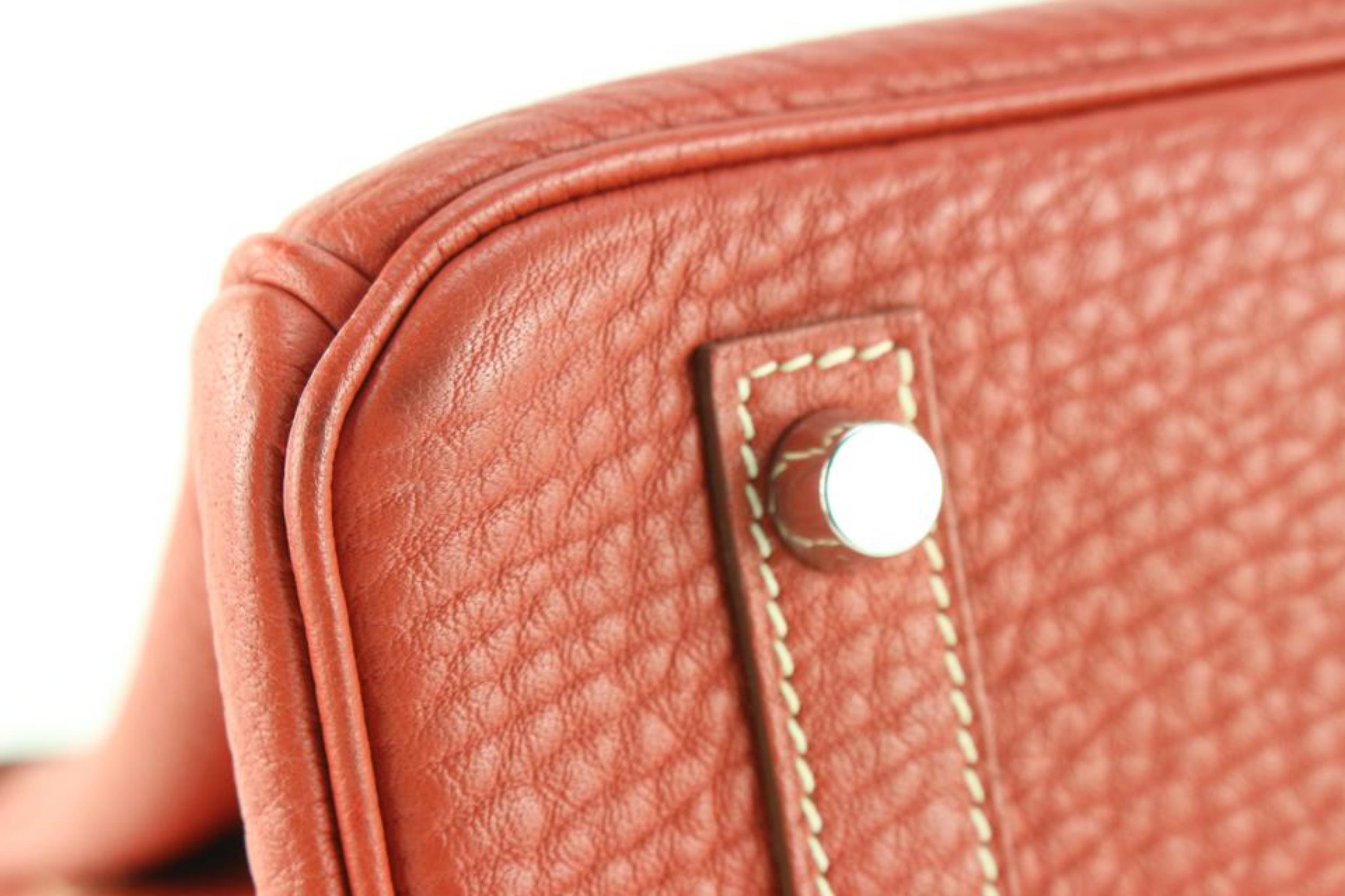 Hermès Sanguine Togo Leather Birkin 30 2H1028 For Sale 2