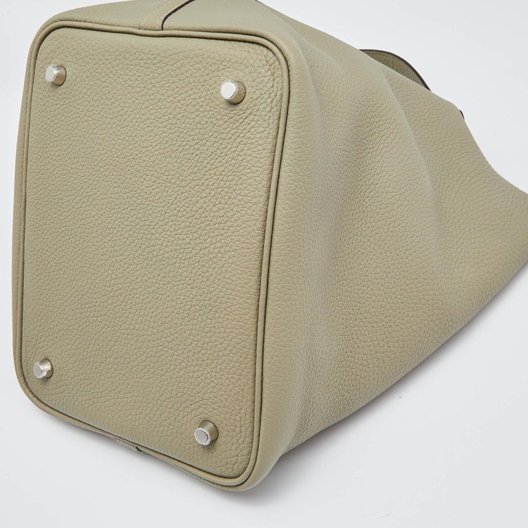 Hermes Sauge Taurillon Clemence Leather Picotin Lock 22 Bag For Sale at  1stDibs