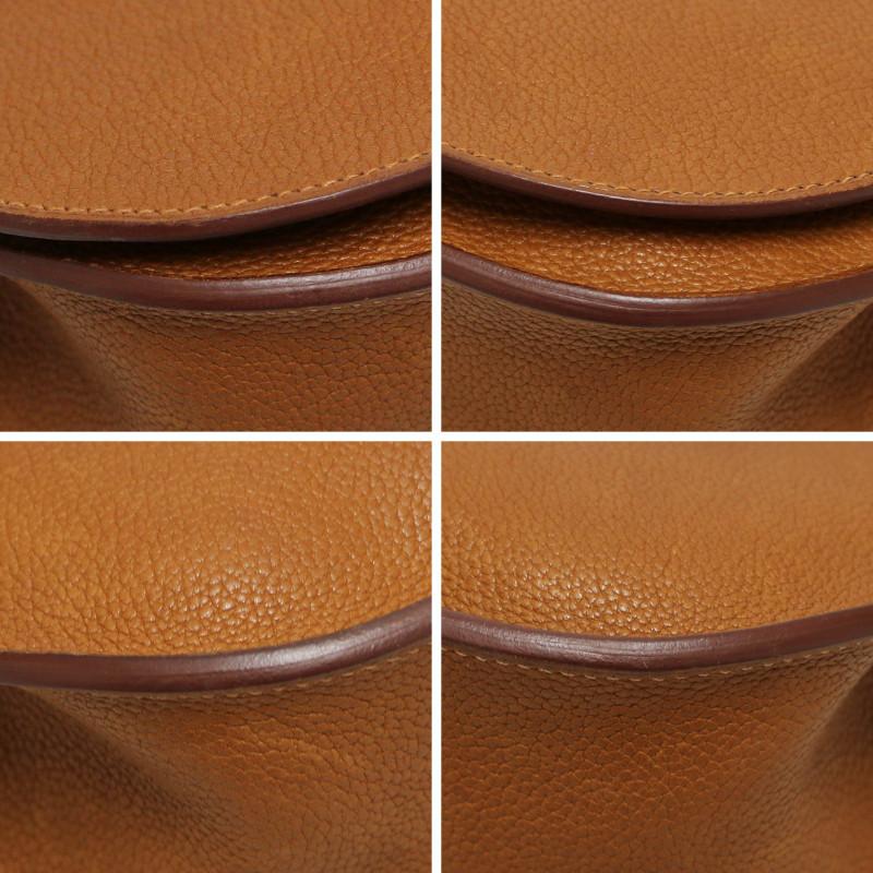 Hermès Saut 25 Leather Bag For Sale 4