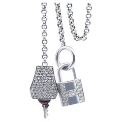 Hermès Sautoir Kelly Clochette Collana lunga con diamanti 1,83ct 55,65g