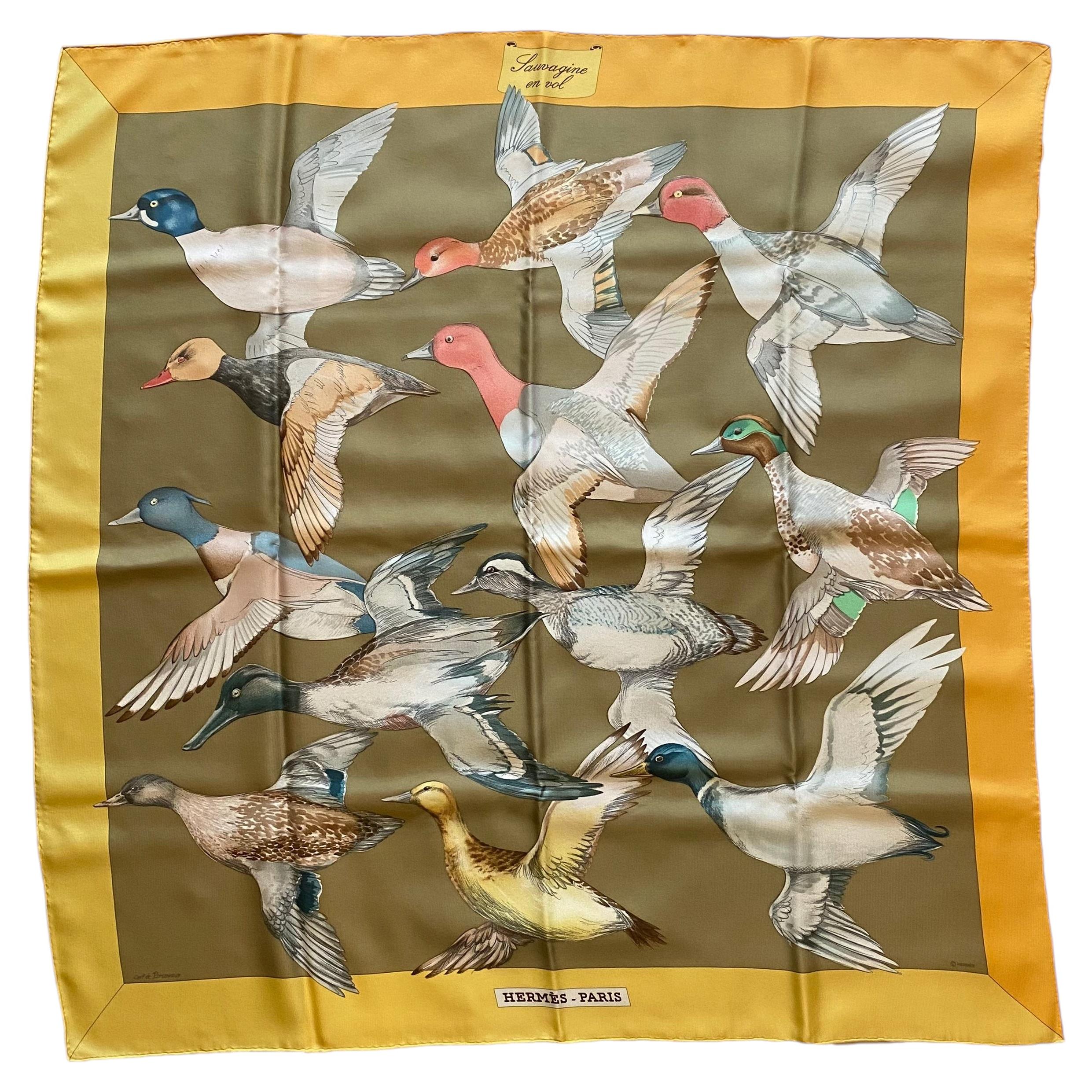 Hermes Seidenschal „Sauvagines en Vol“