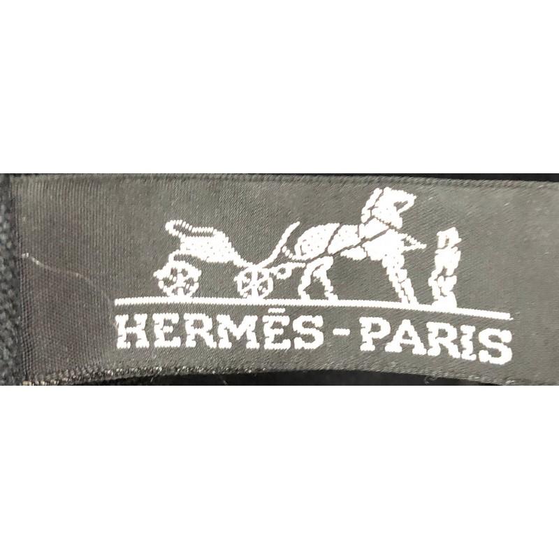 Hermes Saxo Handbag Toile MM 4