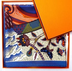 Hermes Scarf 35" Brand New with Box "Duo Cosmique" by Kohei Kyomori