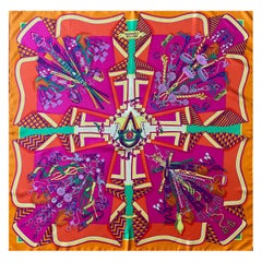 Hermès Scarf "Bouquets Sellier" 2014