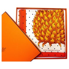 Hermes Scarf BRAND NEW "Index Bromeliaceae" by K. Scott