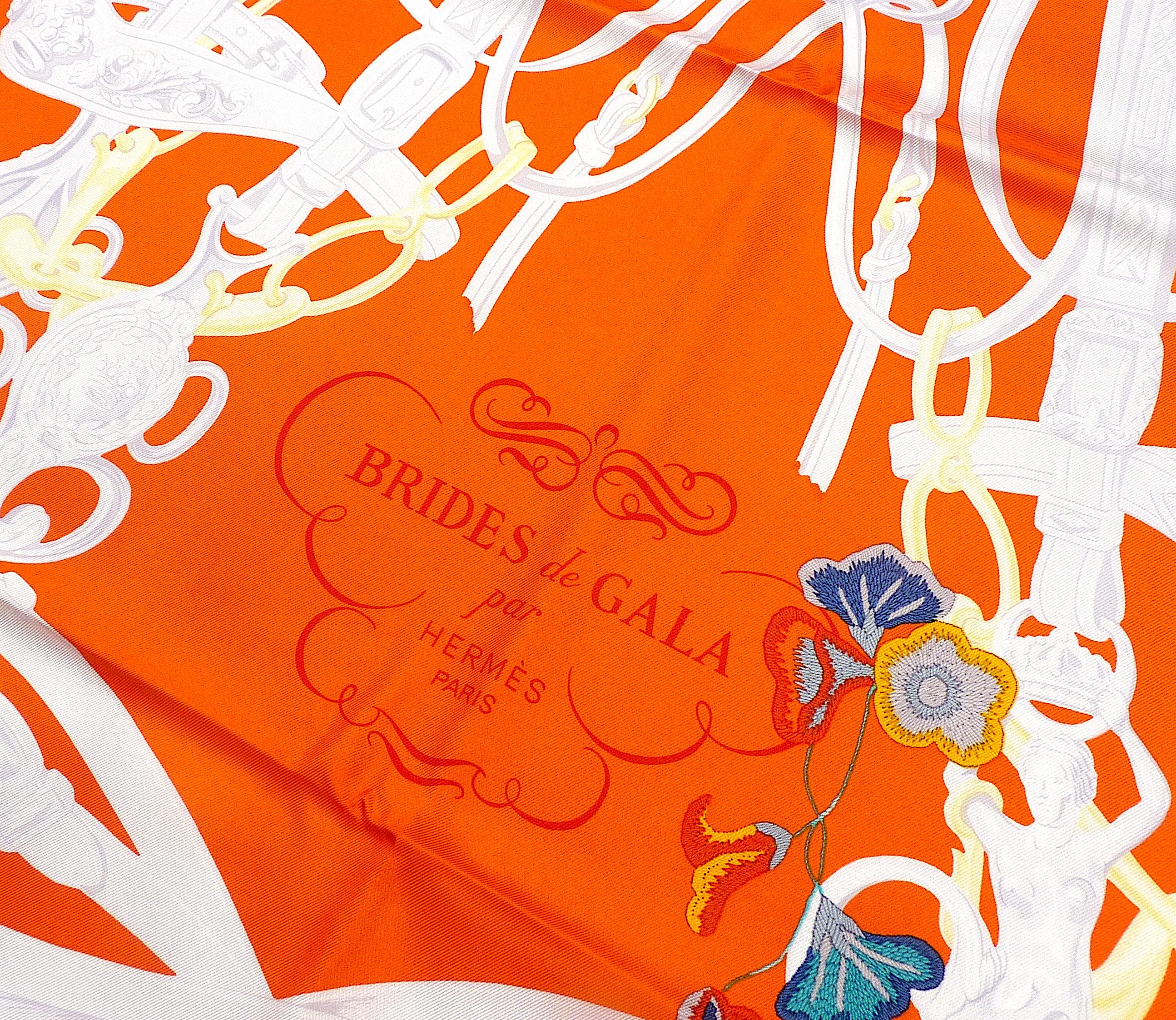 Pañuelo Hermes NUEVO CON CAJA Edición Especial Novias de Gala Novias Fleury en venta 8