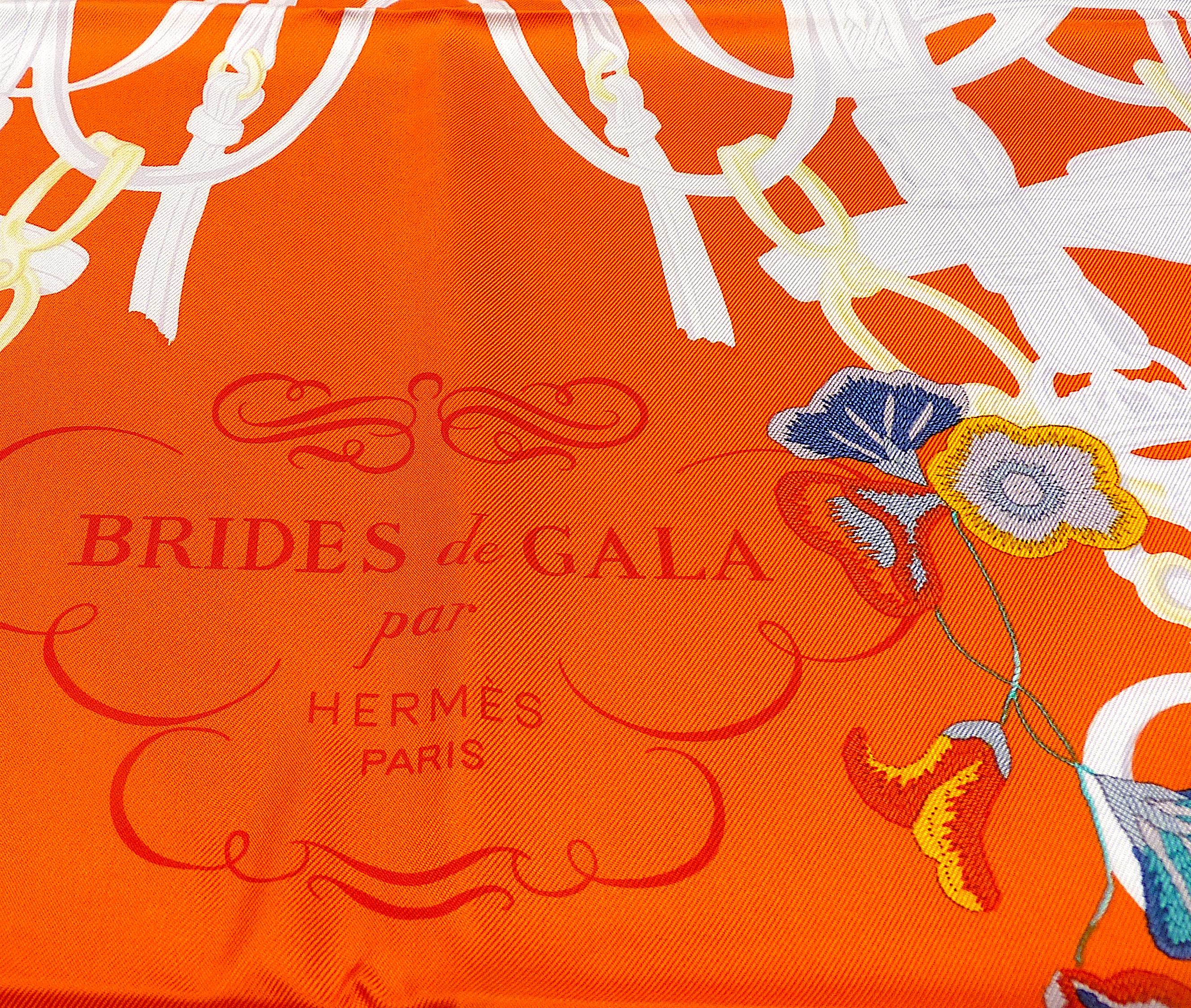 Pañuelo Hermes NUEVO CON CAJA Edición Especial Novias de Gala Novias Fleury en venta 1