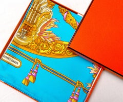 Foulard Hermès neuf avec boîte "Hommage à Charles Garnier" par Caty Latham